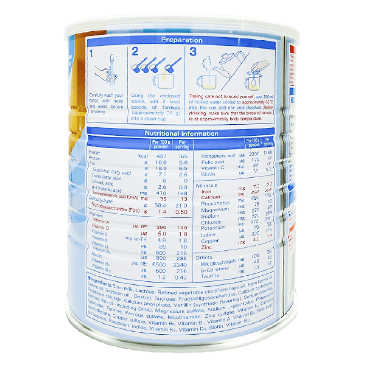 Thực phẩm bổ sung Meiji Kids Formula 900g (Dành cho trẻ từ 3-10 tuổi)