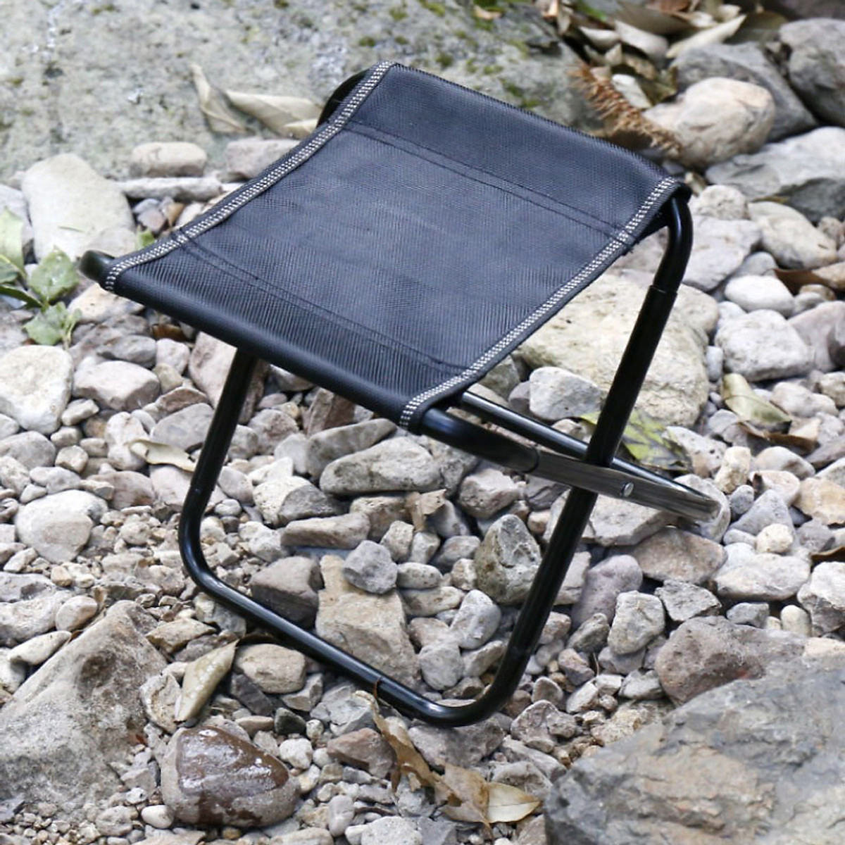 Ghế Mini Gấp Gọn KUNBE Phù Hợp Du Lịch Dã Ngoại Cắm Trại Câu Cá Đợi Chờ Tàu Xe