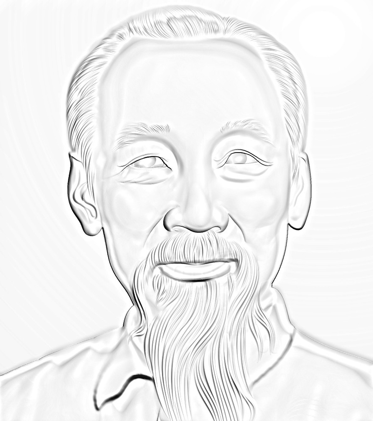 Tập vẽ Vẽ chân dung bác hồ đơn giản bằng bút chì  Mừng sinh nhật Bác Hồ  Chí Minh  YouTube