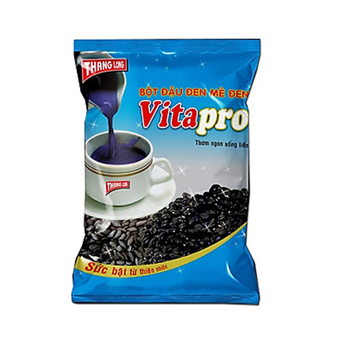 Bột Đậu Đen Mè Đen Vitapro 400gr Giúp Đen Tóc Đẹp Da, Lợi Sữa Cho Phụ Nữ Sau Sinh – Hàng Chính Hãng