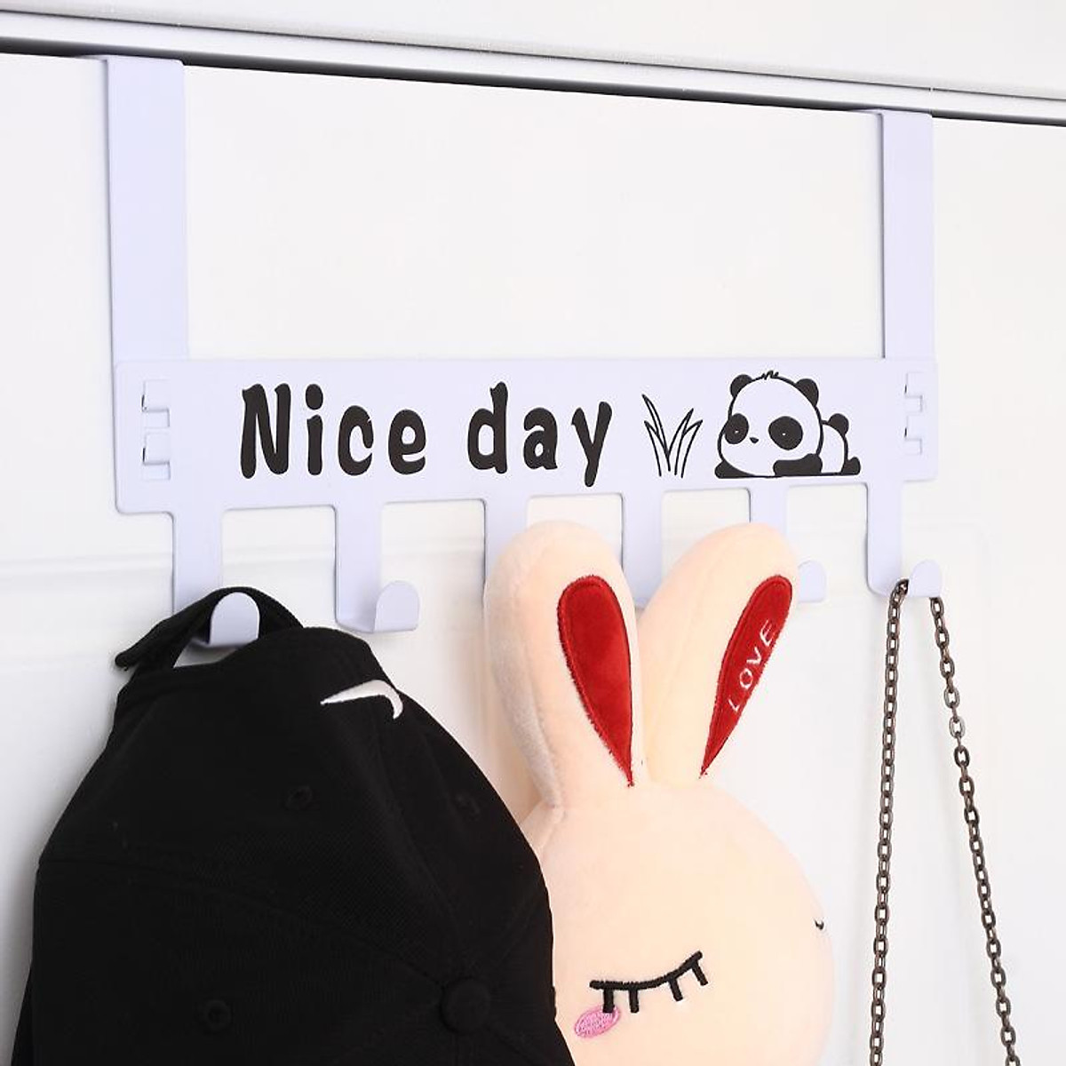 Móc treo quần áo gắn sau cửa nice day 6 chấu Hobby home decor MTGC