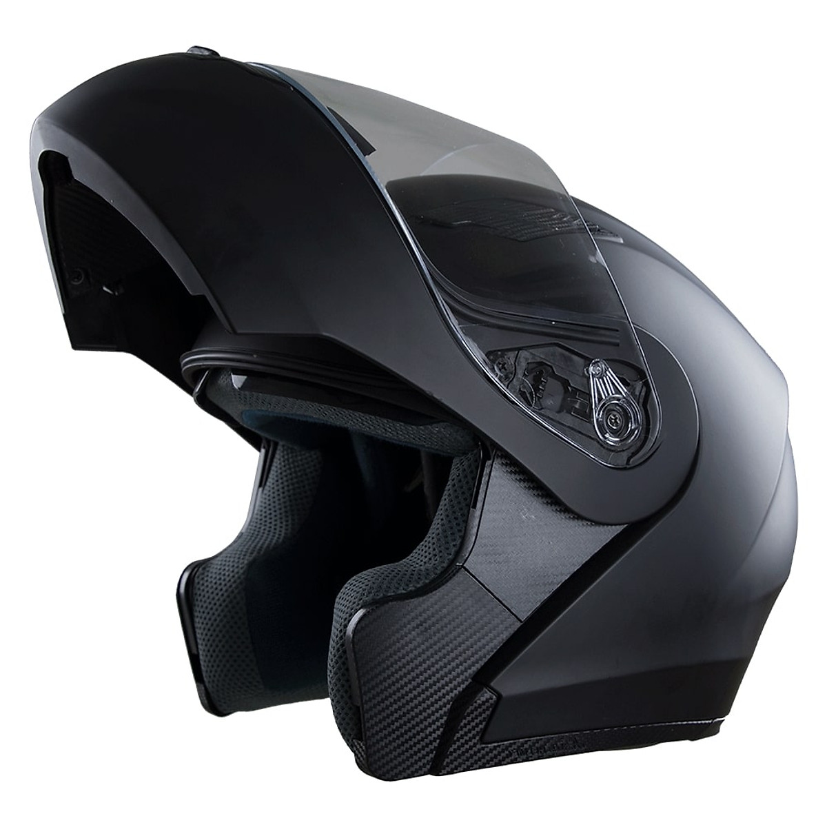 Mũ bảo hiểm Fullface Royal M179 Lật Hàm – Vân Carbon – 2 Kính