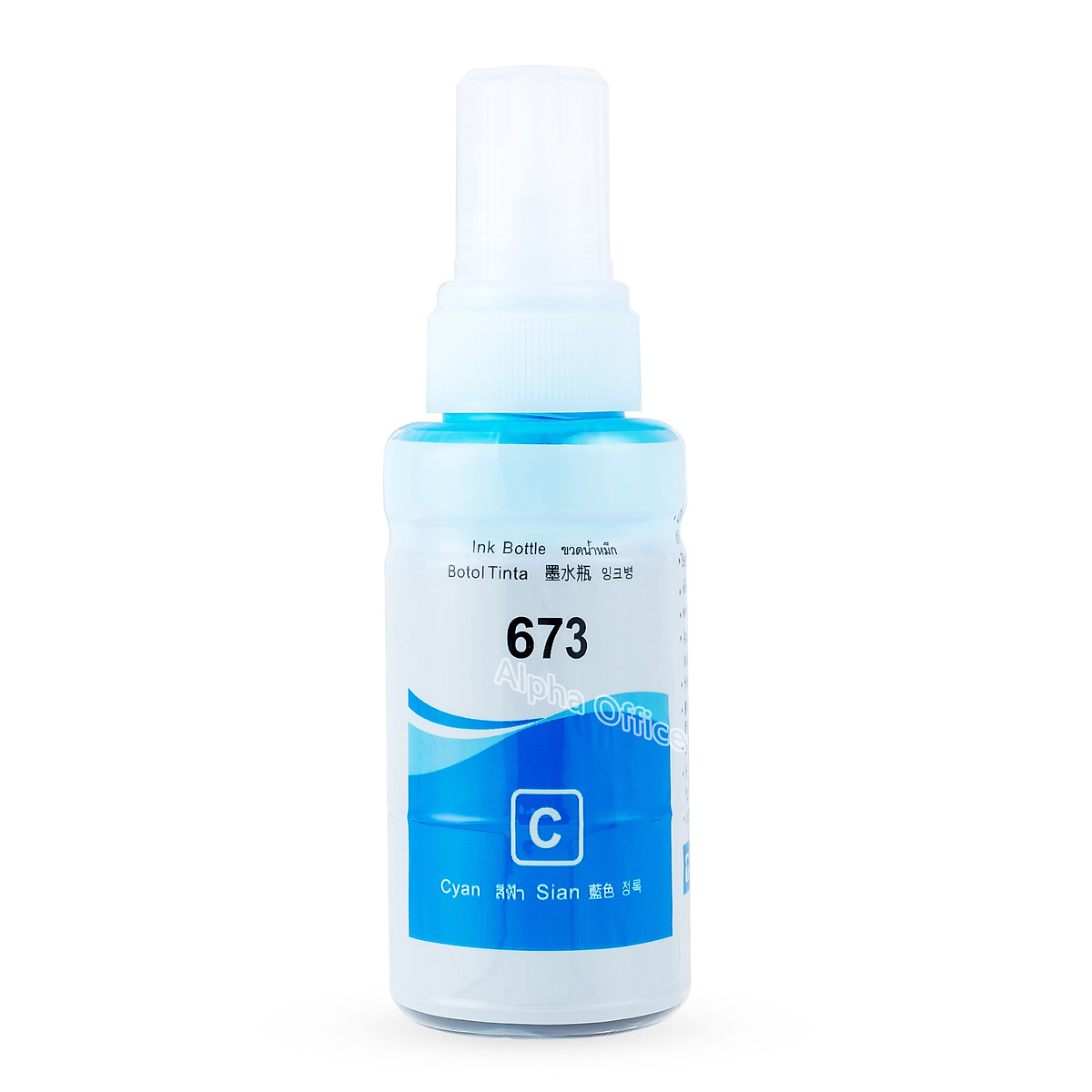 Bộ Mực Epson 673 6 màu C M Y K LC LM dành cho máy Epson 1390/1400/1430/L1800/L805/L800/L850- Hàng nhập khẩu