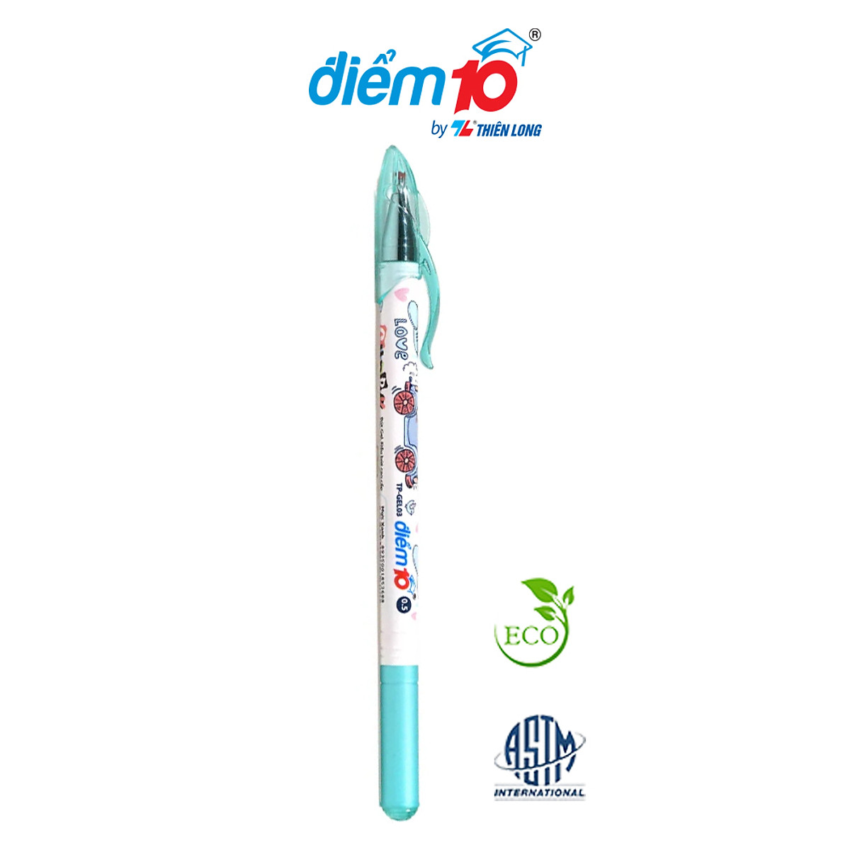 Bộ 10 Bút Gel Điểm 10 TP-GEL03