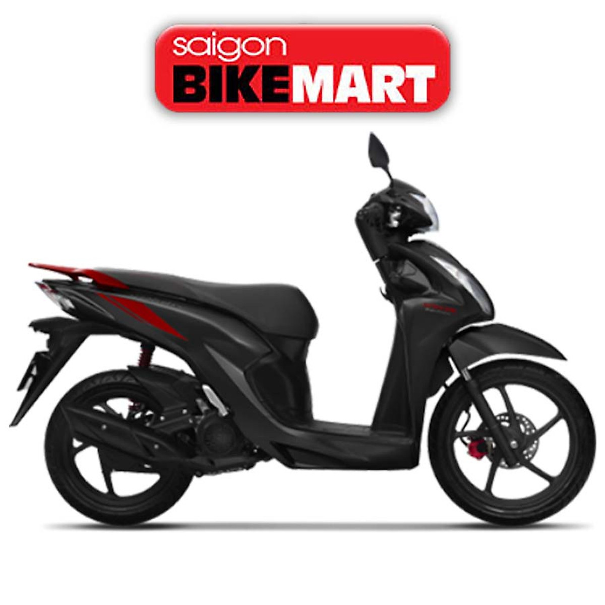 Mua Xe máy Honda Vision 2021 Cá Tính SMART Key  Đen Đỏ tại Sài Gòn  BikeMart
