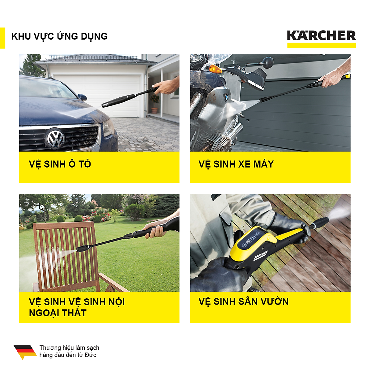 Máy phun rửa áp lực cao Karcher K2 Classic