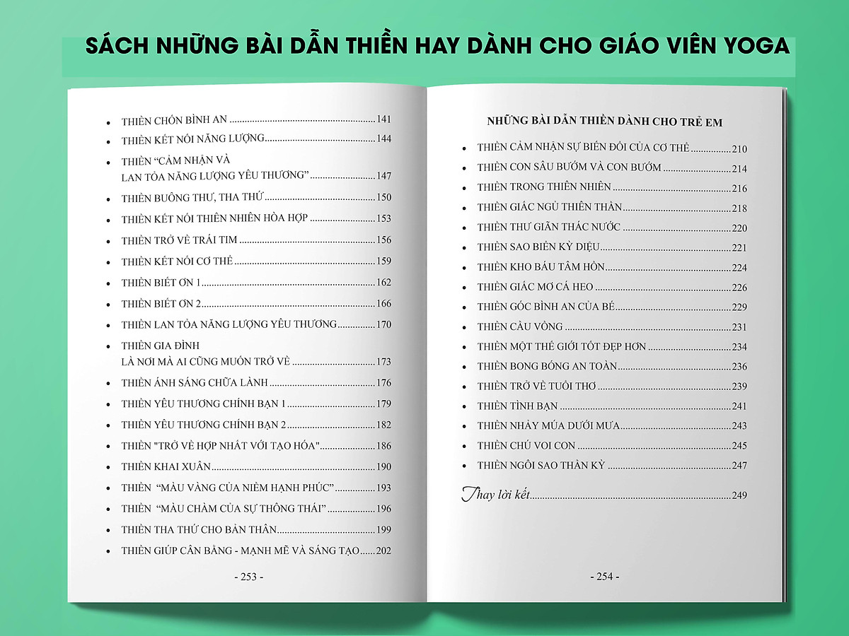 Bộ sách dành cho Giáo viên Yoga cơ bản: Giáo án giảng dạy & luyện tập Yoga + Những bài dẫn thiền hay dành cho giáo viên Yoga