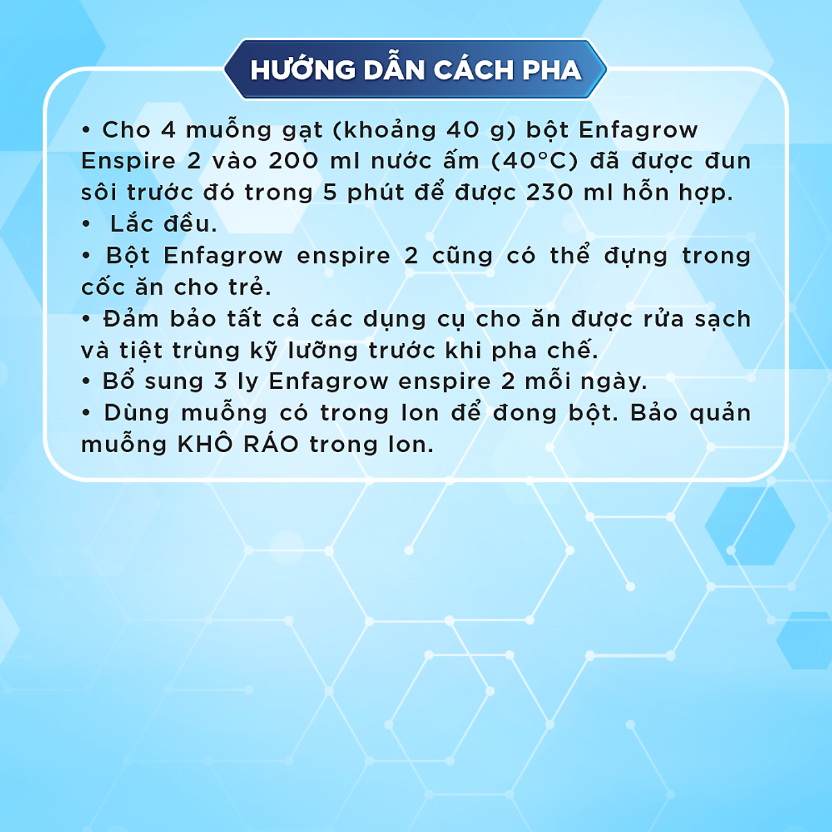 Sản phẩm dinh dưỡng công thức Enfagrow Enspire 2 350G - Dành cho trẻ 1 -3 Tuổi