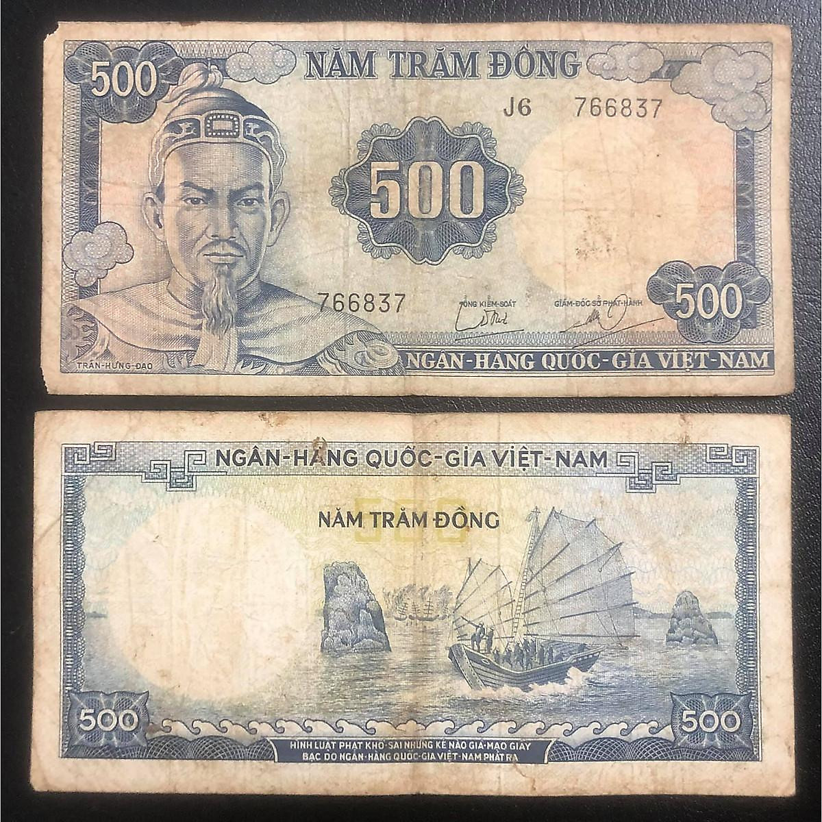 Tiền Việt Nam hình ảnh cụ tướng Trần Hưng Đạo, tờ 500 đồng sưu tầm ...