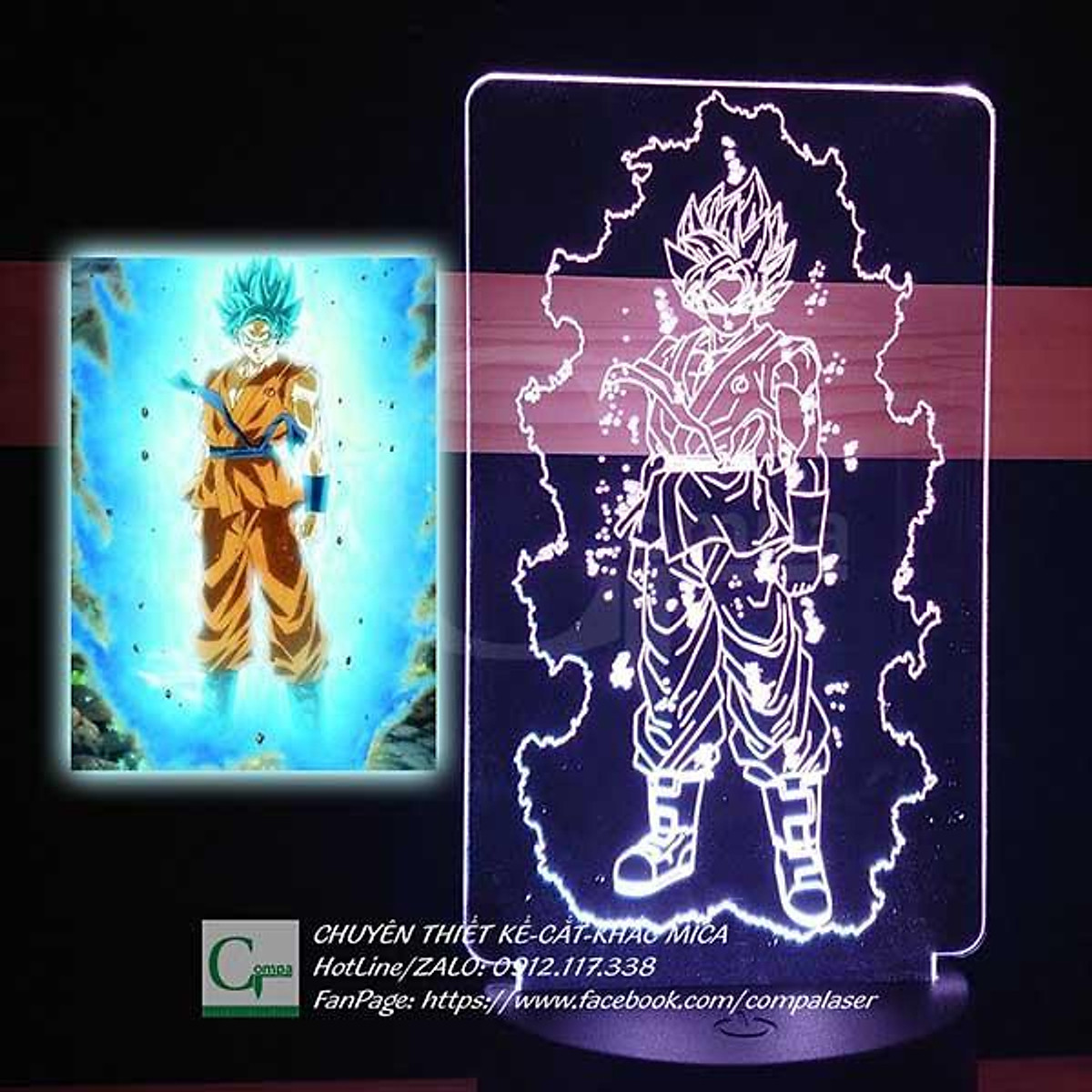 Đèn Ngủ DragonBall Goku Ultral Instinc Type 01 - Đèn ngủ Đèn Ngủ DragonBall Goku Ultral Instinc Type 01 - Đèn ngủ