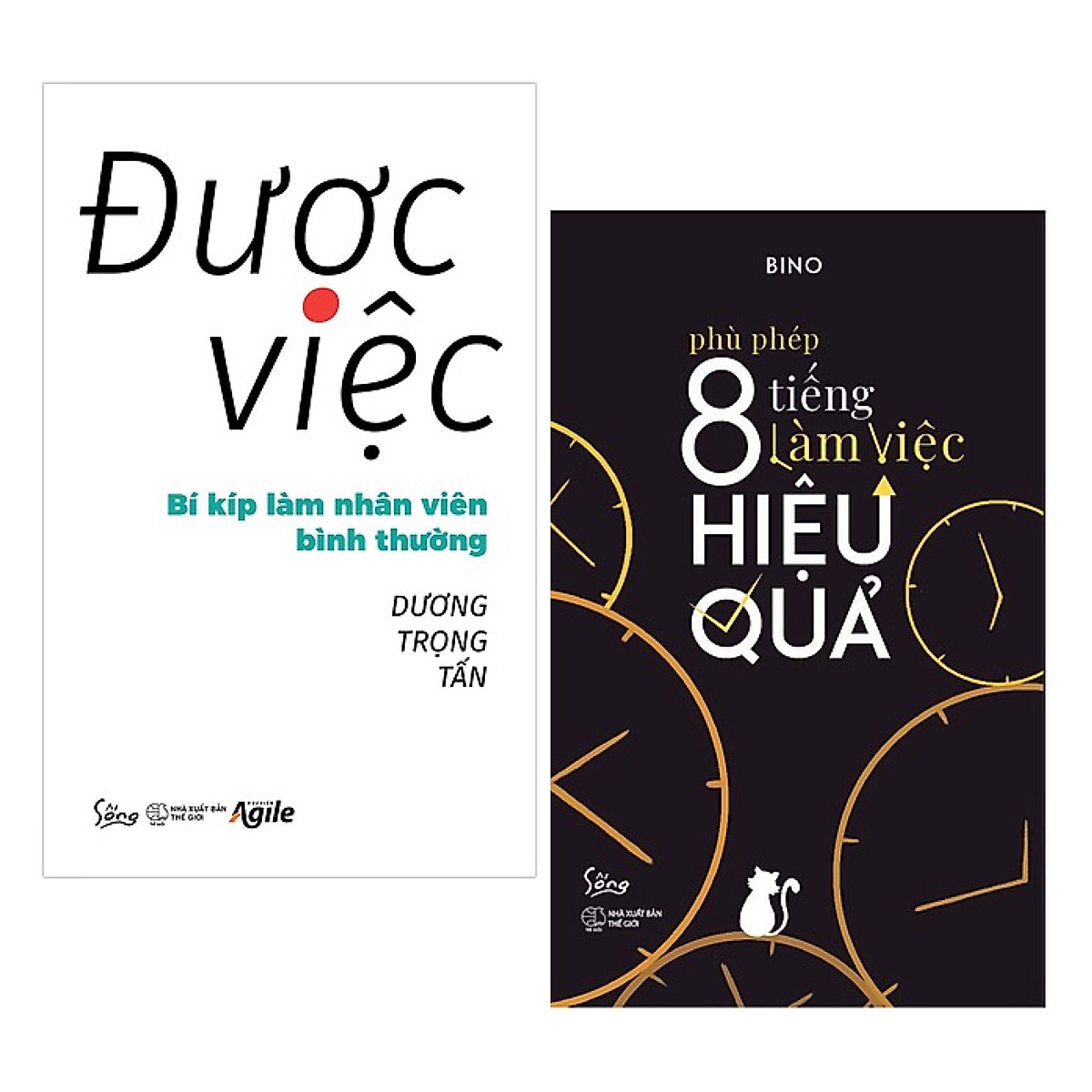 Combo 2 Cuốn Sách Kỹ Năng Làm Việc Tuyệt Vời: Được Việc - Bí Kíp Làm Nhân Viên Bình Thường + Phù Phép 8 Tiếng Làm Việc Hiệu Quả / Tặng Kèm Bookmark Happy Life