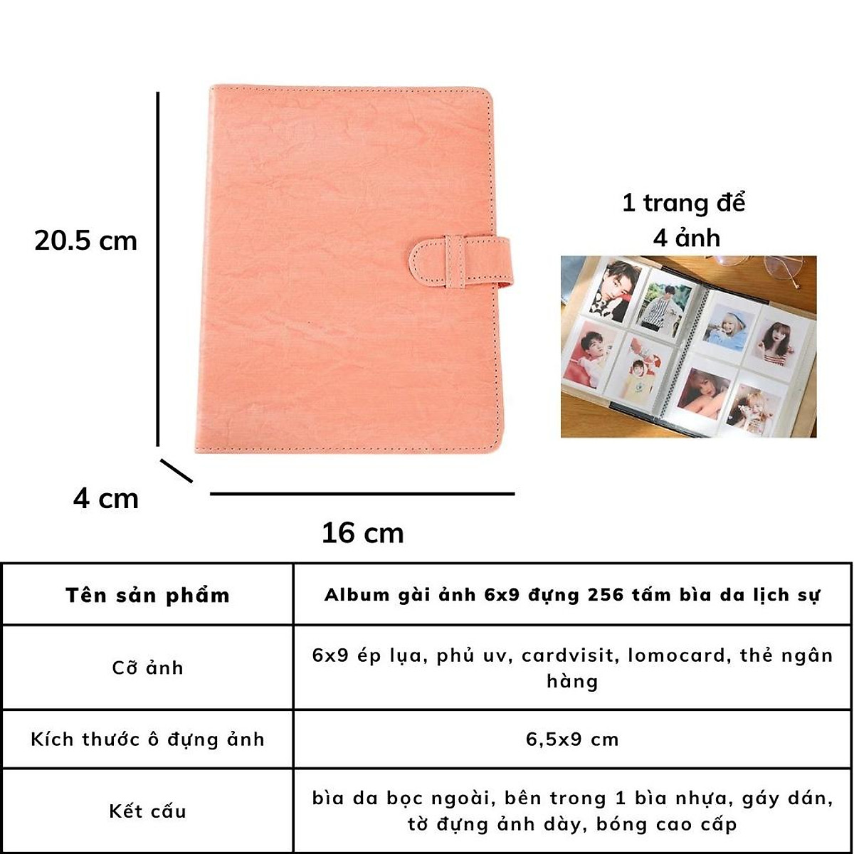 Bạn đang tìm kiếm một album ảnh 6x9 đựng 200 tấm có ô ghi chú bìa nhựa Acrylic sắc nét? Chúng tôi có sản phẩm hoàn hảo dành cho bạn! Với khả năng chứa nhiều bức ảnh đẹp trong một buổi chụp, album ảnh đựng nhiều tấm sẽ giúp bạn giữ lại những kỷ niệm đáng nhớ mà không sợ bị thiếu trang phục. Đến với chúng tôi và tận hưởng sản phẩm tuyệt vời này ngay hôm nay!