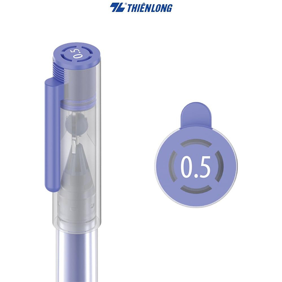 Combo 5/10/20 Bút gel mực khô nhanh - nét viết êm mượt Flexgel Thiên Long GEL-042