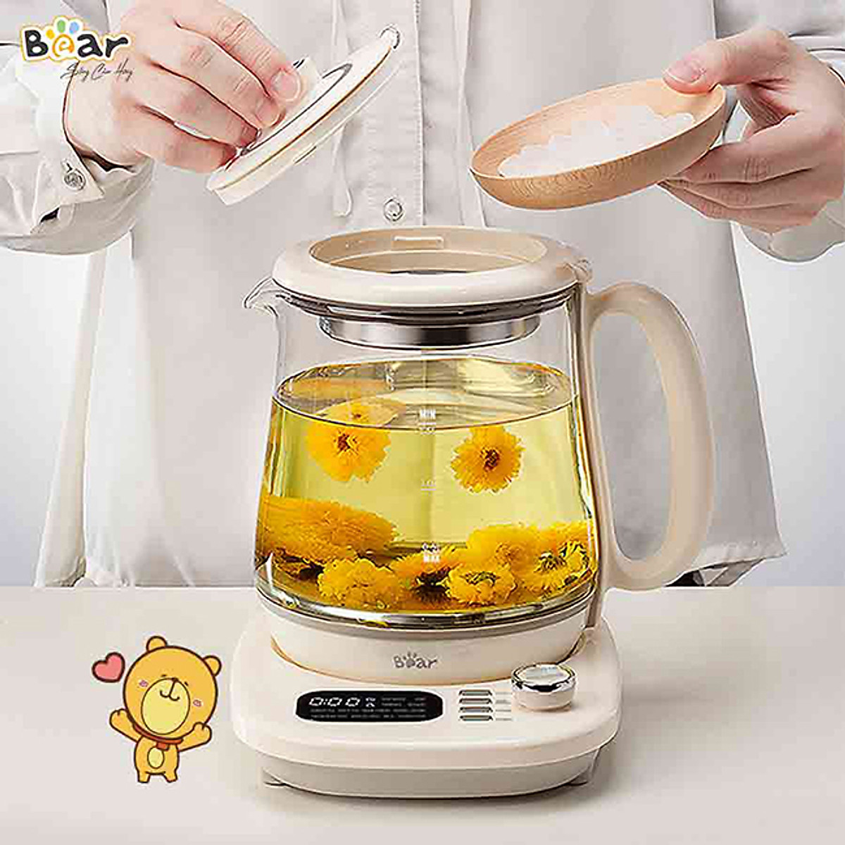 Máy Pha Trà Bear SUBE011 - Hàng Chính Hãng