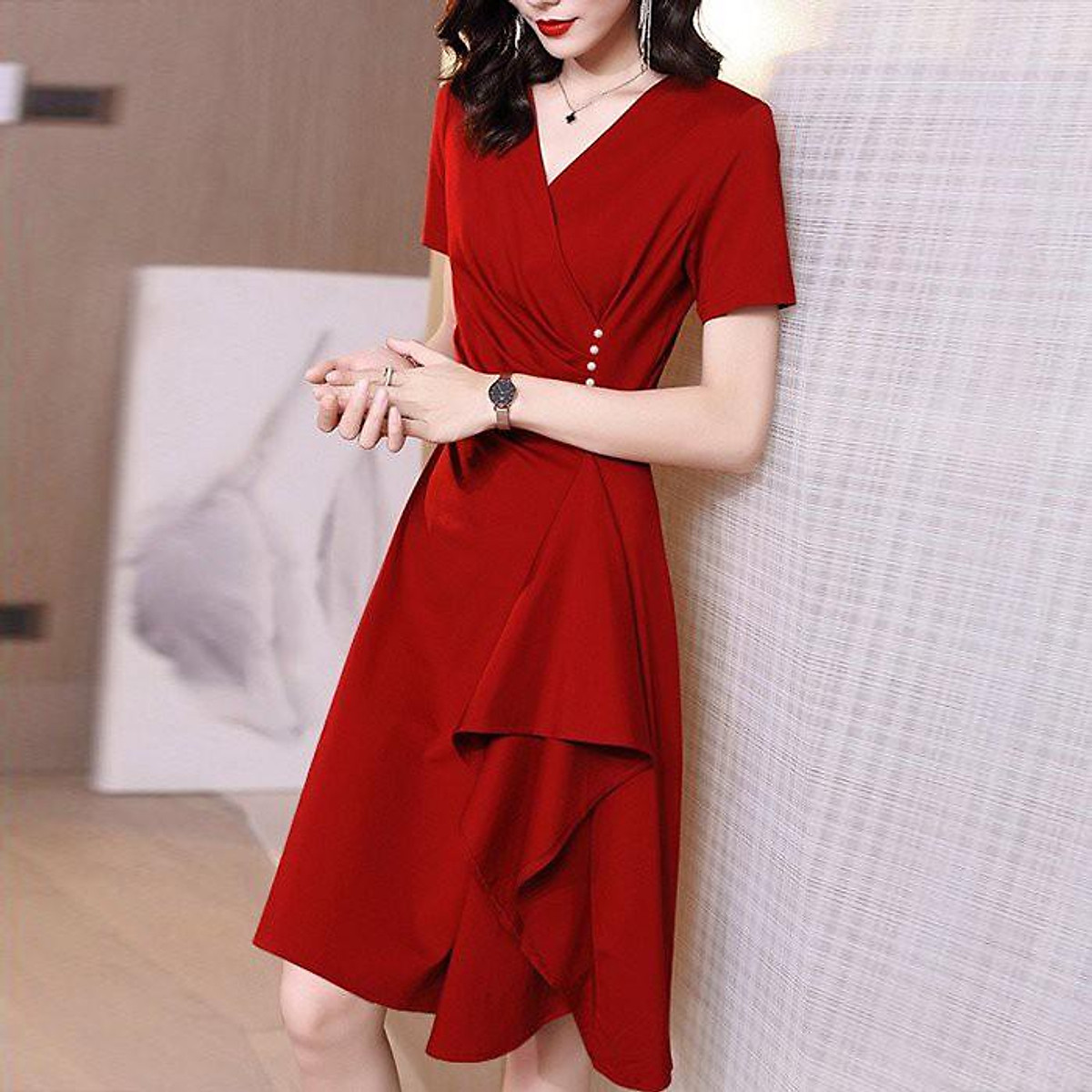 GOTI - ĐẦM XÒE DỰ TIỆC NỮ KIỂU ĐẦM XÒE DỰ TIỆC ĐÍNH HẠT BẸT - ĐẦM DỰ TIỆC CAO CẤP NỮ 3308 3321