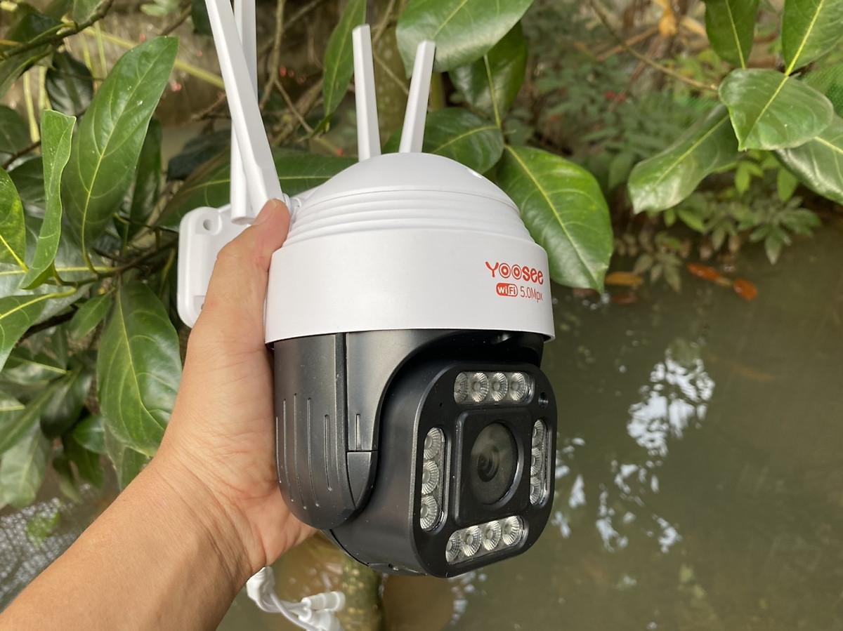 Camera Wifi Yoosee 5.0 Mpx Full HD, Dòng Ngoài Trời Xoay 360°,C12 Xem Đêm Có Màu-Đàm Thoại 2 Chiều-Phát Hiện Chuyển Động Chống Trộm-Hàng Nhập Khẩu