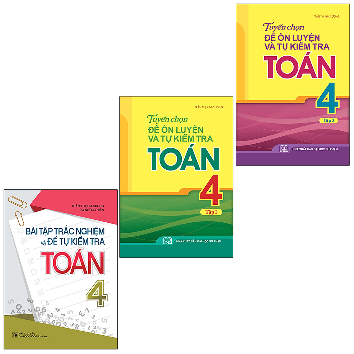 Sách: Combo 3 Cuốn Bài Tập Trắc Nghiệm Và Đề Tự Kiểm Tra Toán 4 + Tuyển Chọn Đề Ôn Luyện Và Tự Kiểm Tra Toán Lớp 4