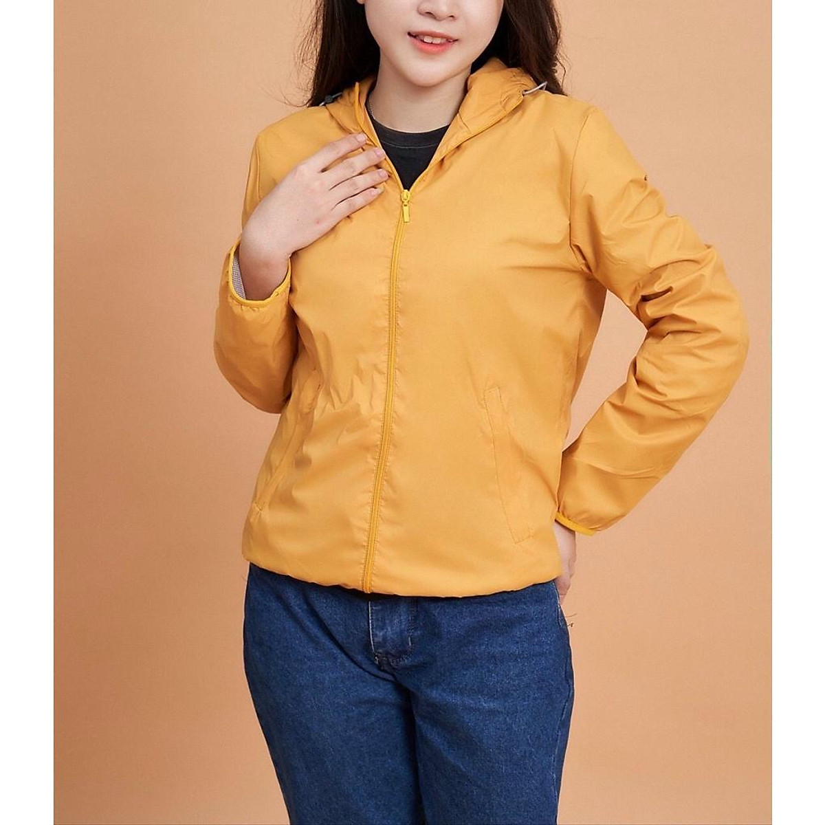 Áo khoác gió nữ 2 lớp