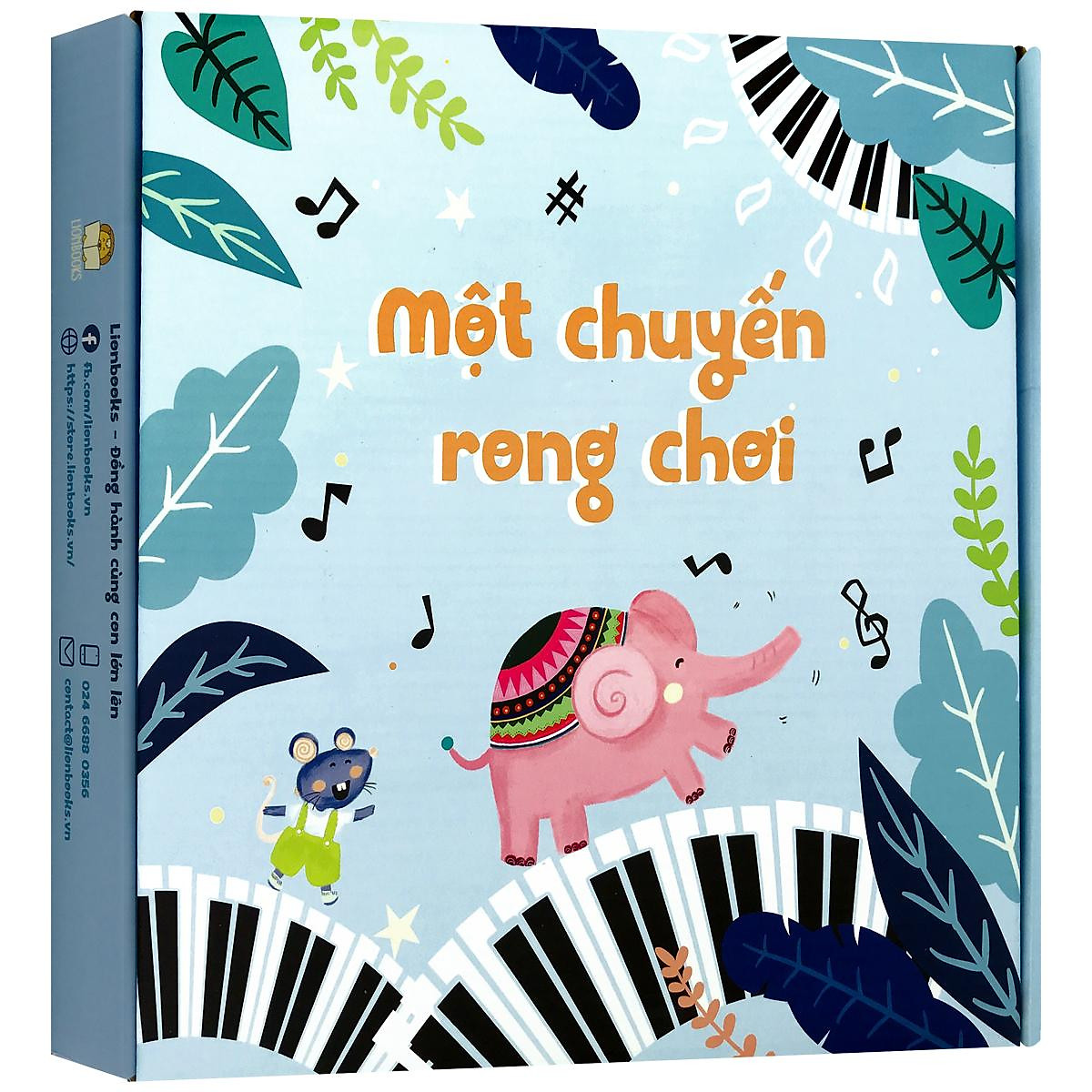 Sách - Một Chuyến Rong Chơi - Cùng Bé Dạo Chơi Trong Thế Giới Của Thanh Âm (Hộp 3 quyển) Tặng kèm 01 vòng tay ruy băng