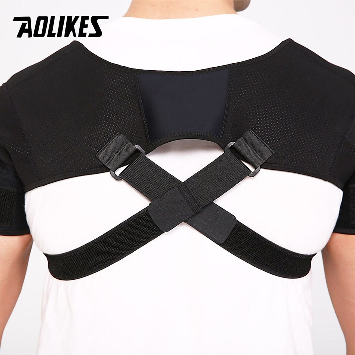 Đai cố định khớp vai đôi AOLIKES 1695 Shoulder Support