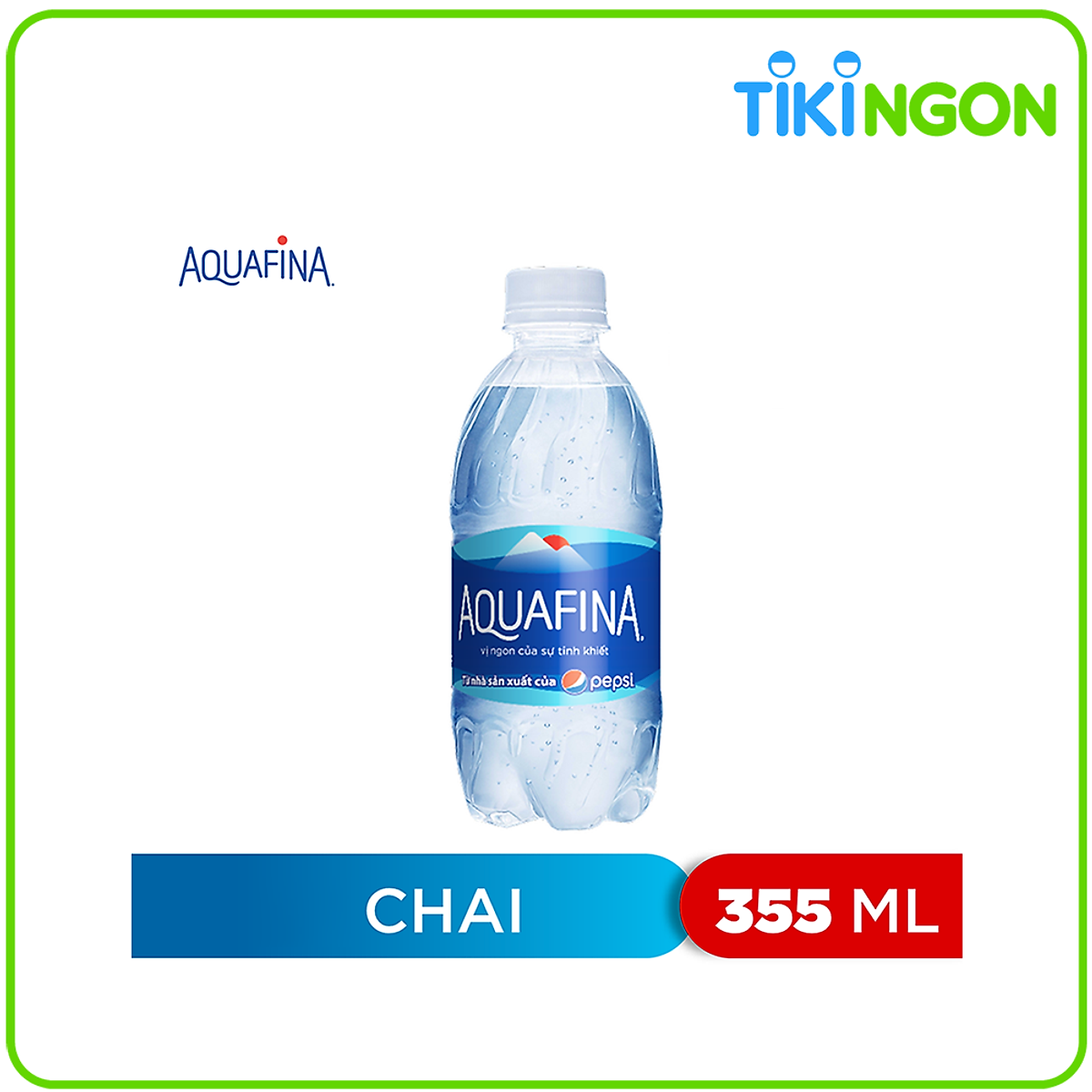 Chai Nước Uống Aquafina (355ml / Chai) - Nước khoáng, nước suối