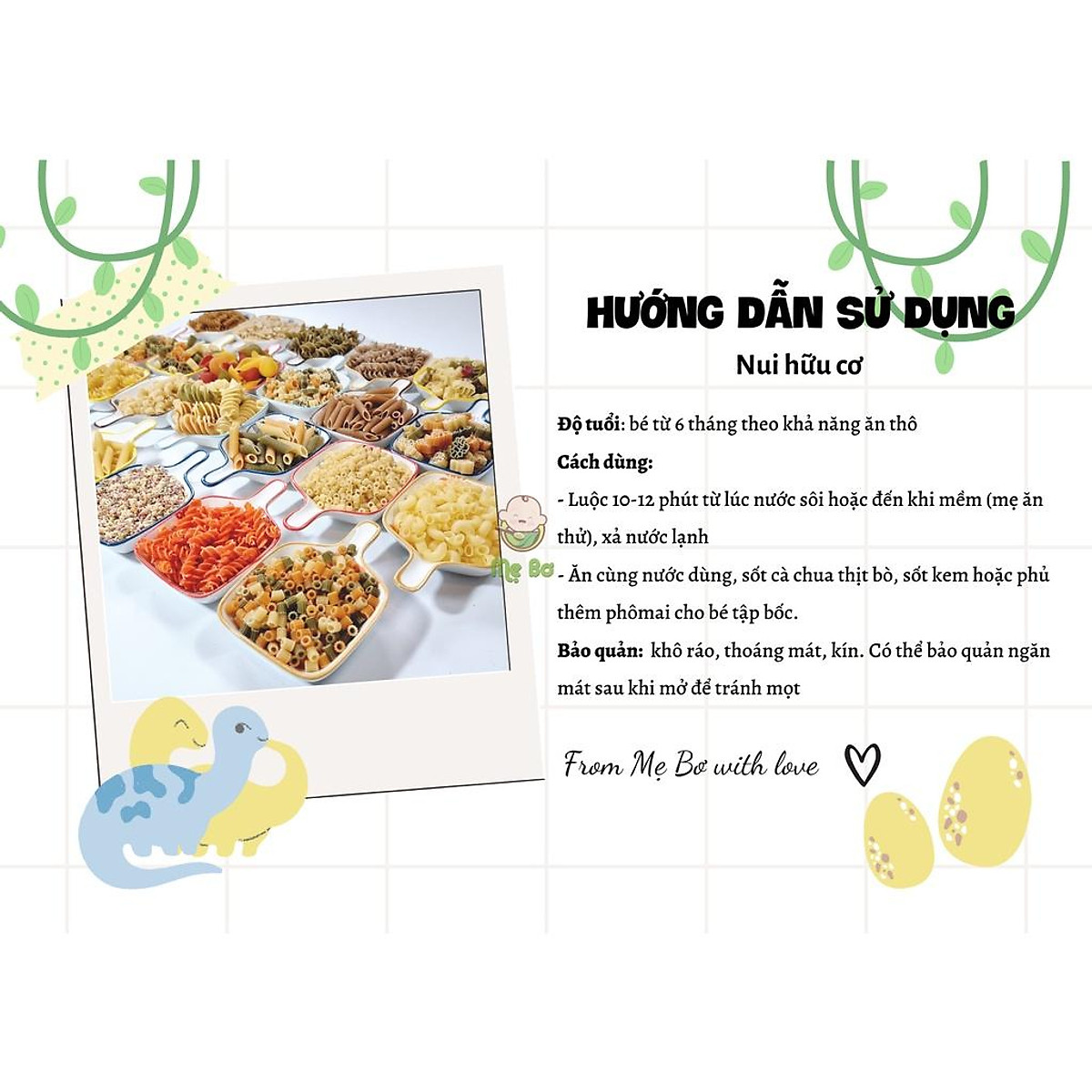 NUI HỮU CƠ CHO BÉ TỪ 8 THÁNG 200g