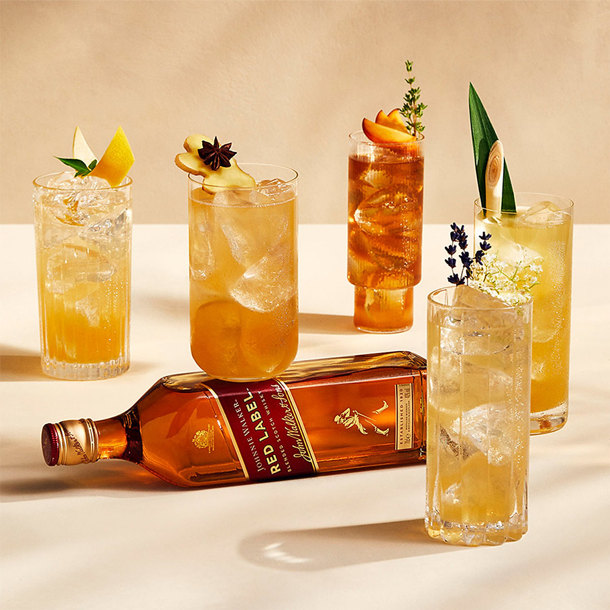 {Freeship 50K} Rượu Blended Whisky Johnnie Walker Red Label 40% 750Ml [Không hộp]