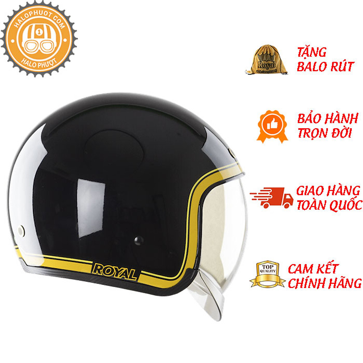Mũ Bảo Hiểm Royal M139T