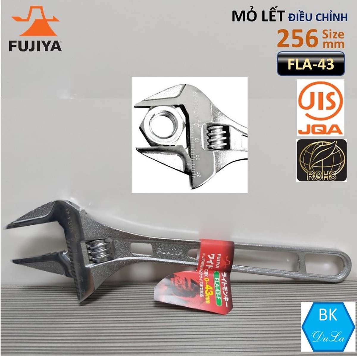 Mỏ lết điều chỉnh Fujiya FLA-43 - Bạn đang tìm kiếm một công cụ điều chỉnh chính xác cho dự án của bạn? Mỏ lết điều chỉnh Fujiya FLA-43 là lựa chọn tuyệt vời nhất cho bạn. Với khả năng điều chỉnh linh hoạt và độ bền cao, công việc của bạn sẽ trở nên tối ưu hơn bao giờ hết. Hãy xem ảnh liên quan để cảm nhận được sự chất lượng của sản phẩm này.