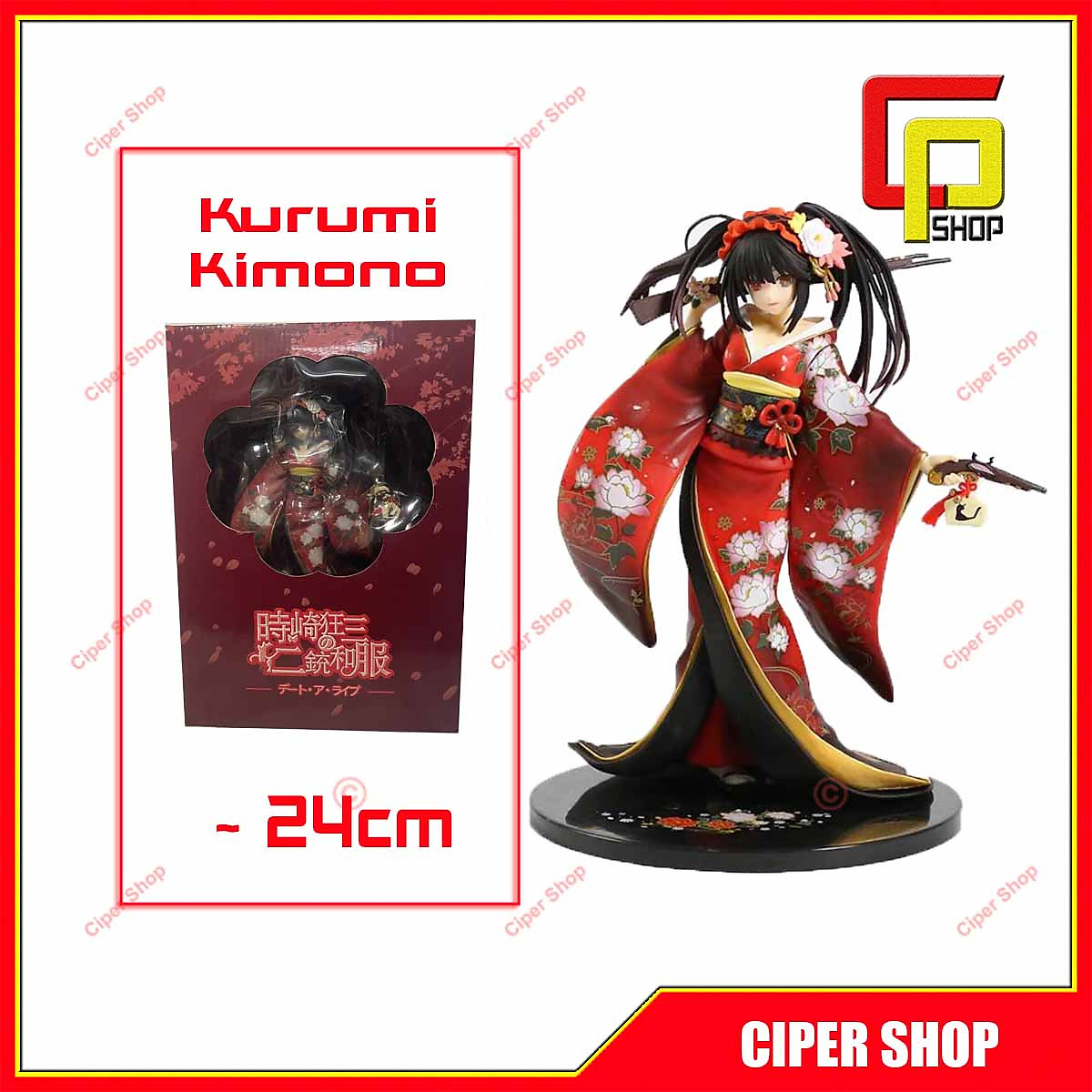 Mô Hình Tokisaki Kurumi Kimono Ver - Figure Kurumi Date A Live - Mô Hình  Trang Trí