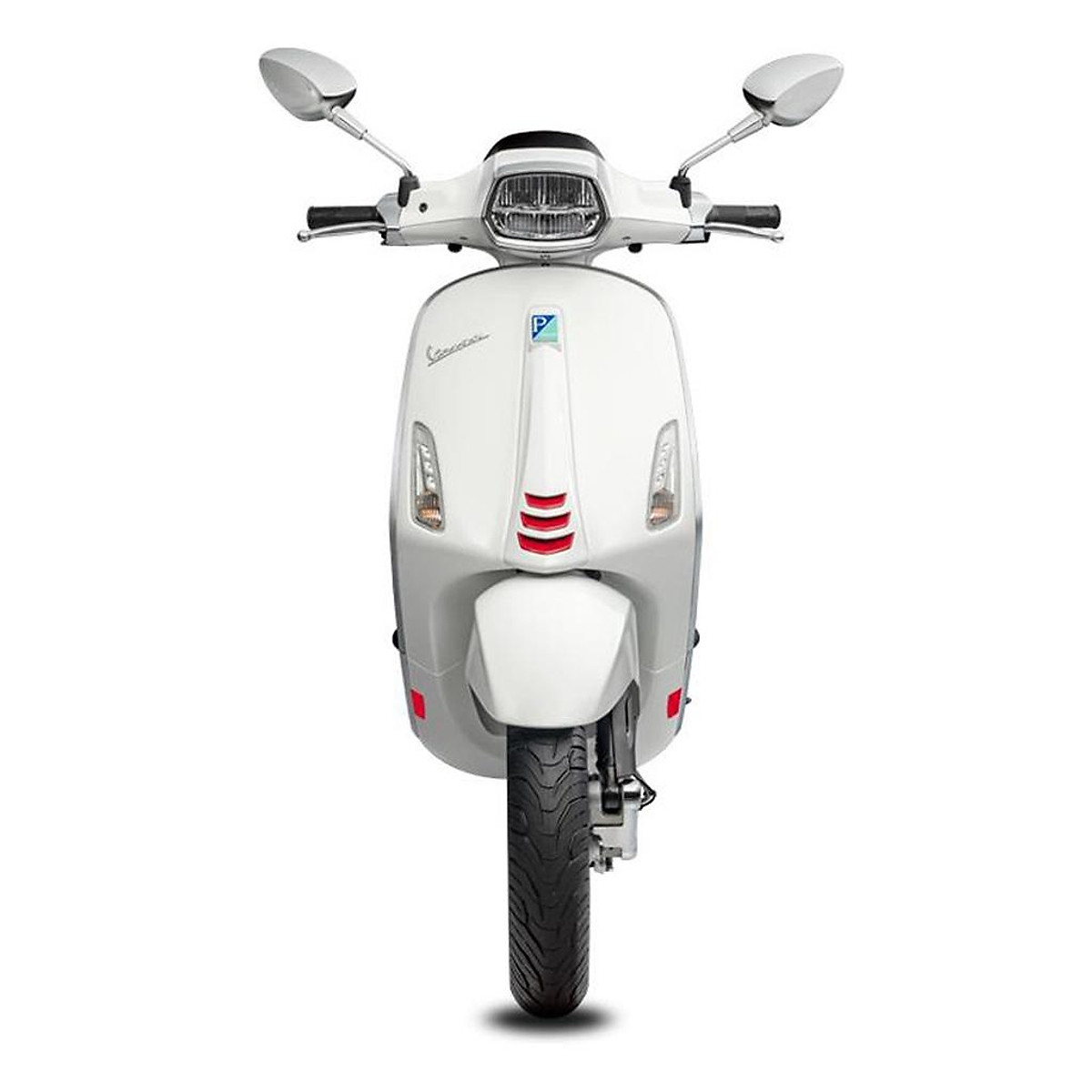 Xe máy điện Vespa đèn tròn màu trắng  TAYA MOTOR