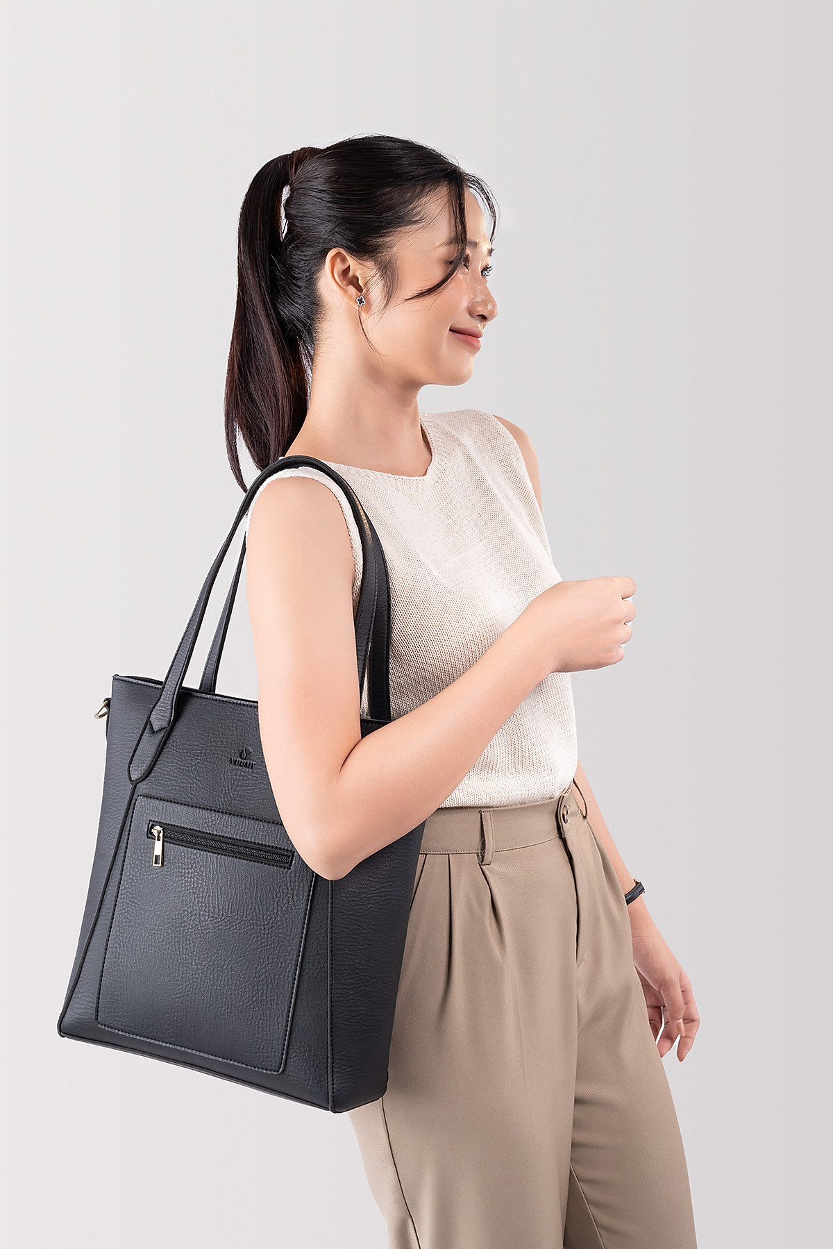 Túi xách nữ dáng đứng basic Yuumy YTX39