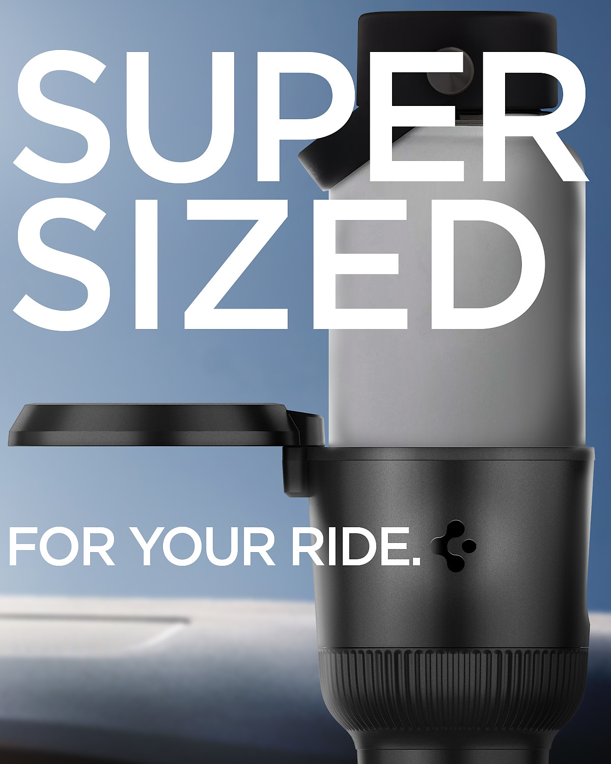 Phụ Kiện Để Ly Trên Xe Hơi Spigen Hydrohub Cup Holder (Dành Cho Ly Lớn