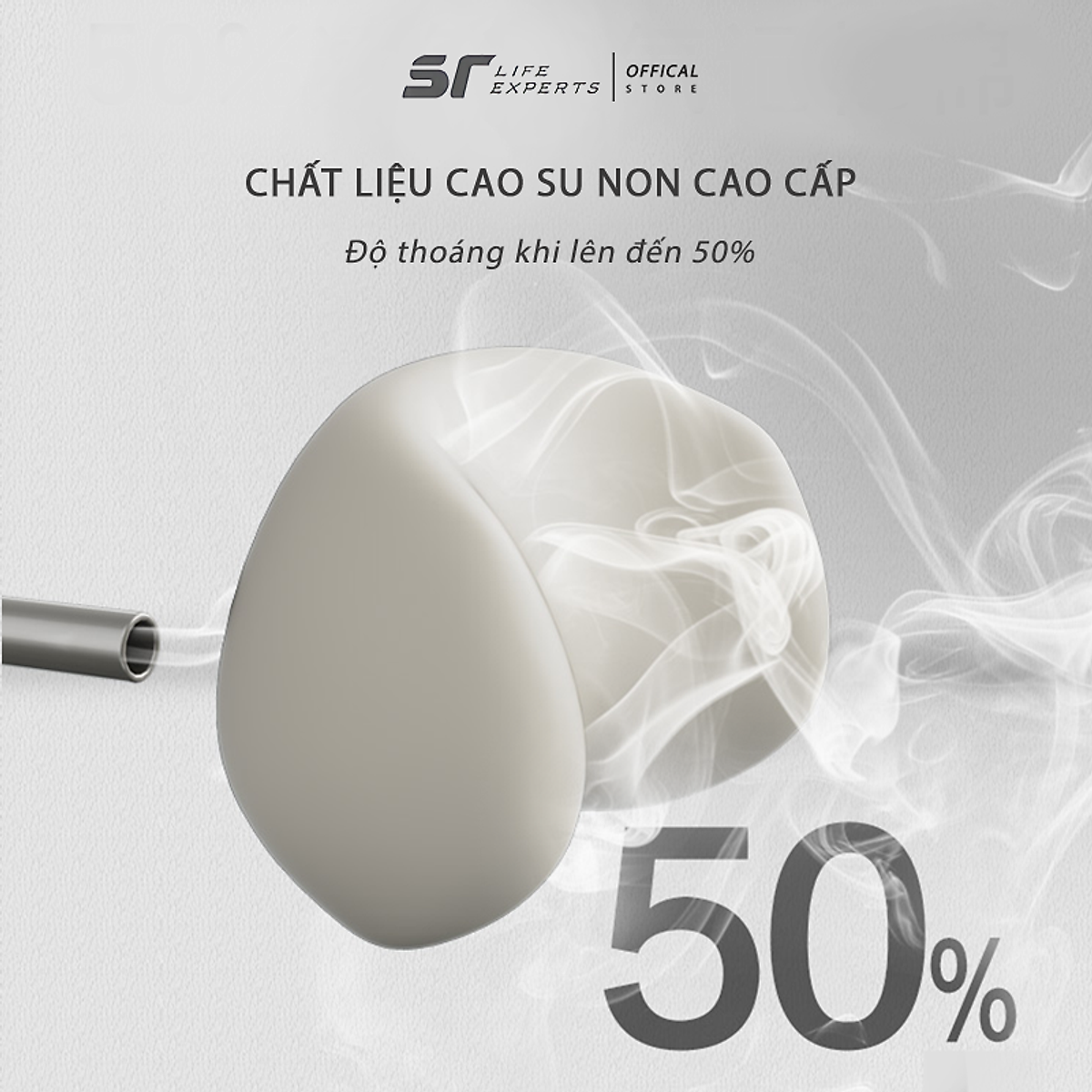 Gối Tựa Đầu Ô Tô Tích Hợp Massage 6 Chế Độ Cao Cấp, Gối Kê Cổ Cao Su Non , Chống Đau Mỏi Cổ Vai Cột Sống Lưng - Sairui