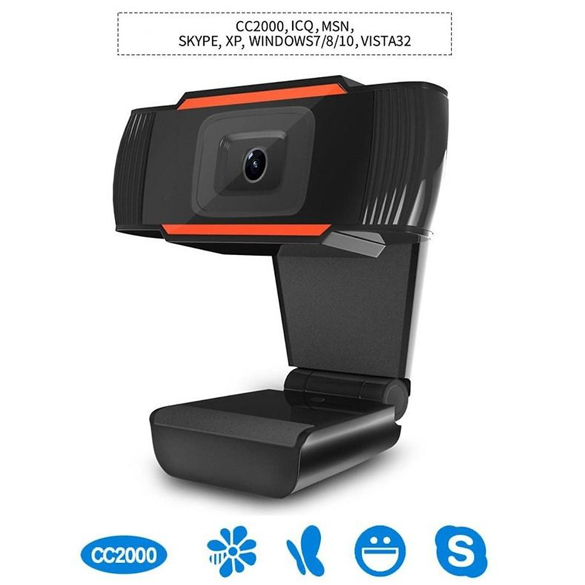 Webcam Máy Tính kẹp, Camera Có Mic 1080p Cho Laptop Học Online ...