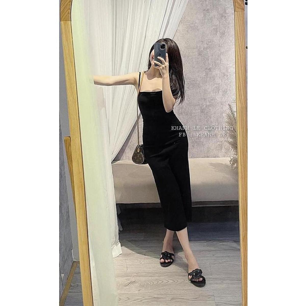 Váy zip 2 dây maxi body dáng dài mới