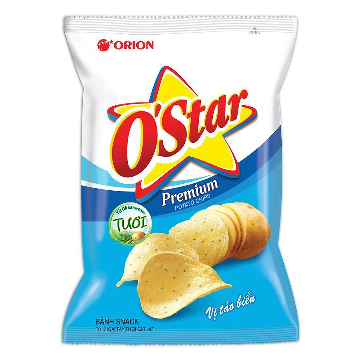 Bánh Snack O'Star Vị Tảo Biển 90G-8936036021721 - Bim bim, snack ...