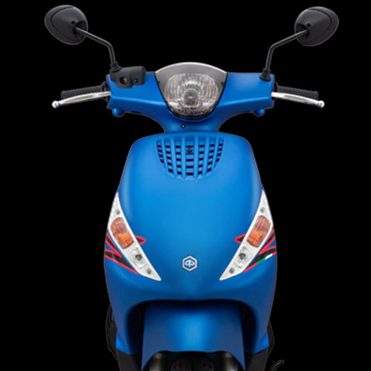 Tem xe Piaggio  Zip thiết kế trắng ngọc trai