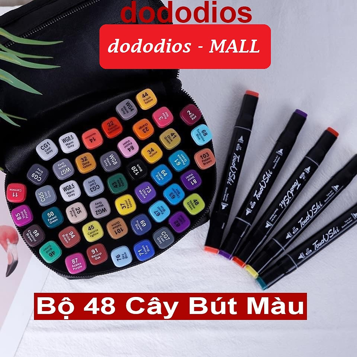 Bút Marker Touch Cool bút tô màu dạ vẽ tranhđánh dấu thiết kế cao cấp Túi  Vải Bộ 48 câyBộ Bút Màu Dạ 48 Chi Tiết Kèm Túi Đựng  Lazadavn