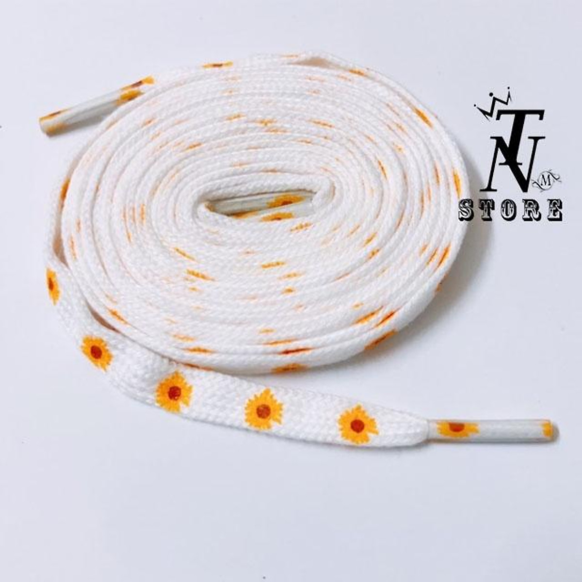 Dây giày hoa cúc xinh xắn kích thước 1m2-1m6