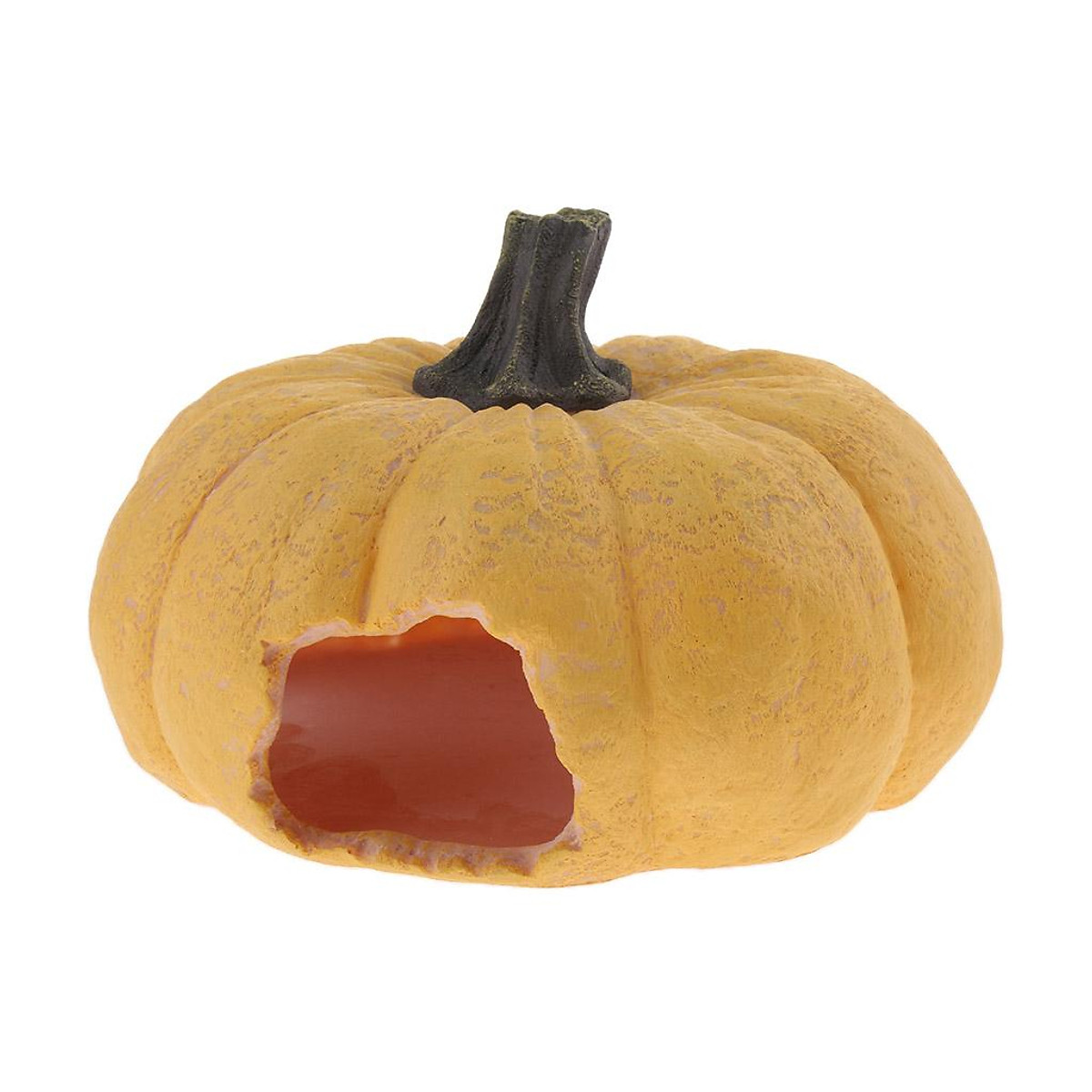 Halloween Pumpkin Fish Tank Decor - Resin Aquarium Cave Hideout For Fish, Shrimp, Turtles, Festive Decorations