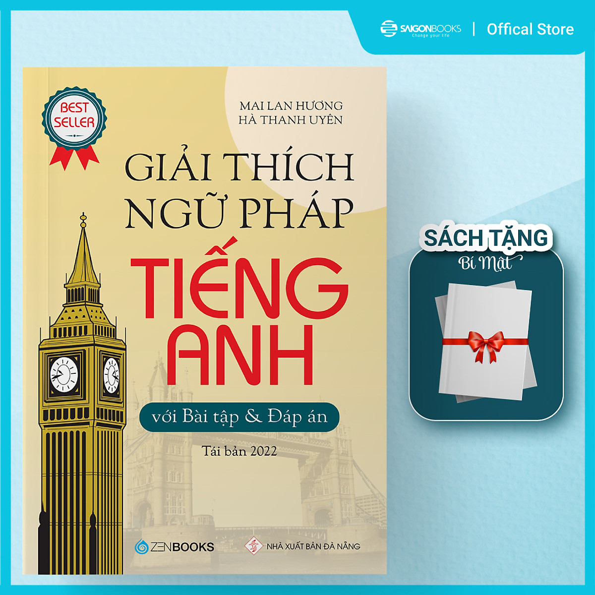 Giải Thích Ngữ Pháp Tiếng Anh Với Bài Tập Và Đáp Án (TB 2022) - Tác giả Mai Lan Hương, Hà Thanh Uyên 