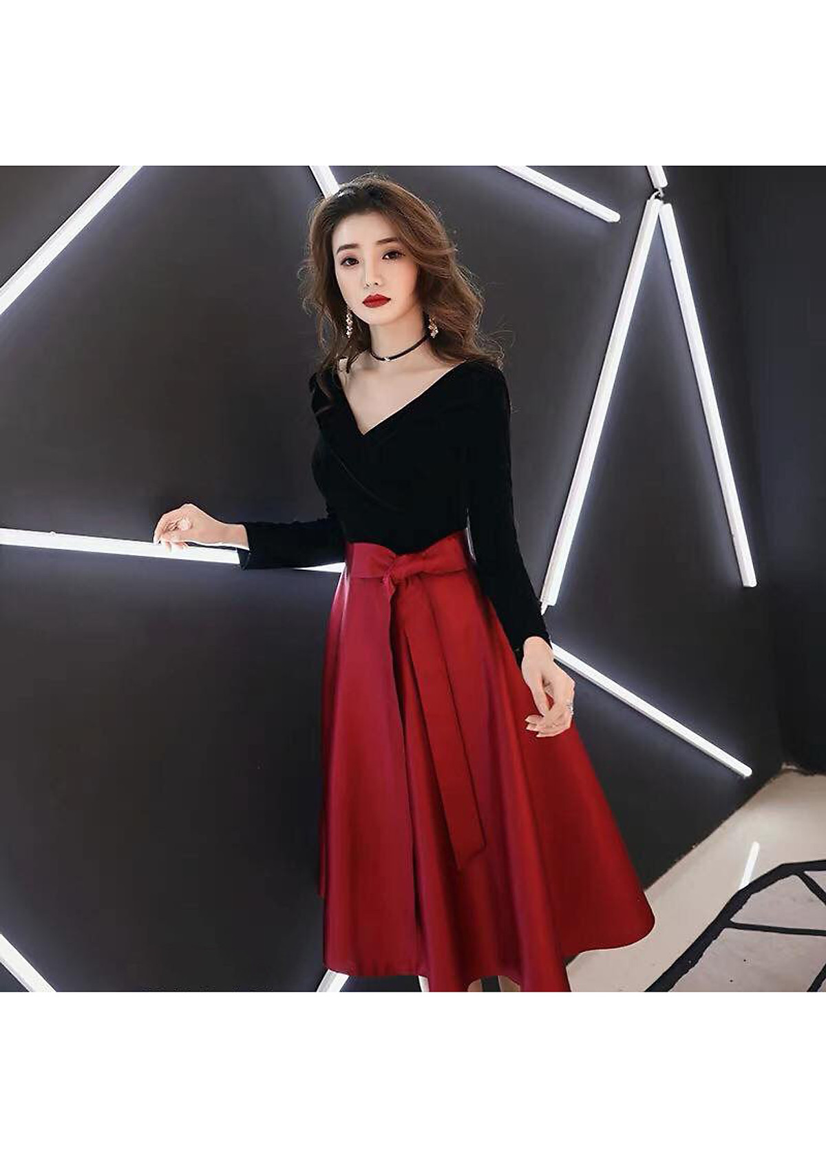 Giảm giá Chân váy xòe ngắn xếp ly nhỏ dễ thương  BeeCost