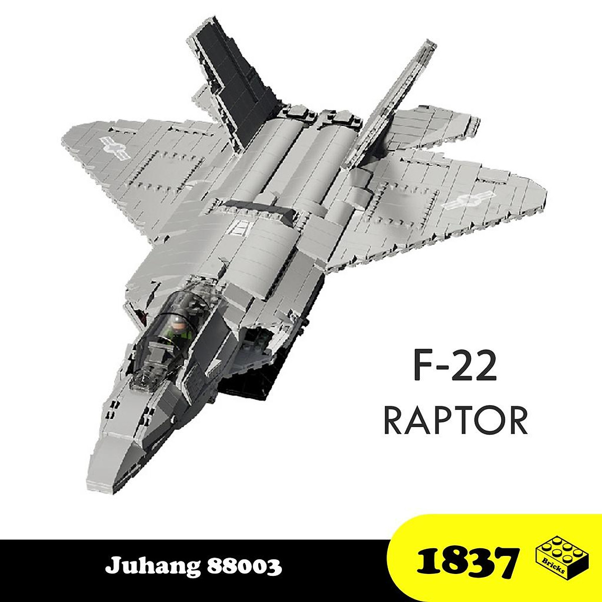 Mô hình máy bay quân sự Lockheed Martin F22 Raptor 1100   banmohinhtinhcom