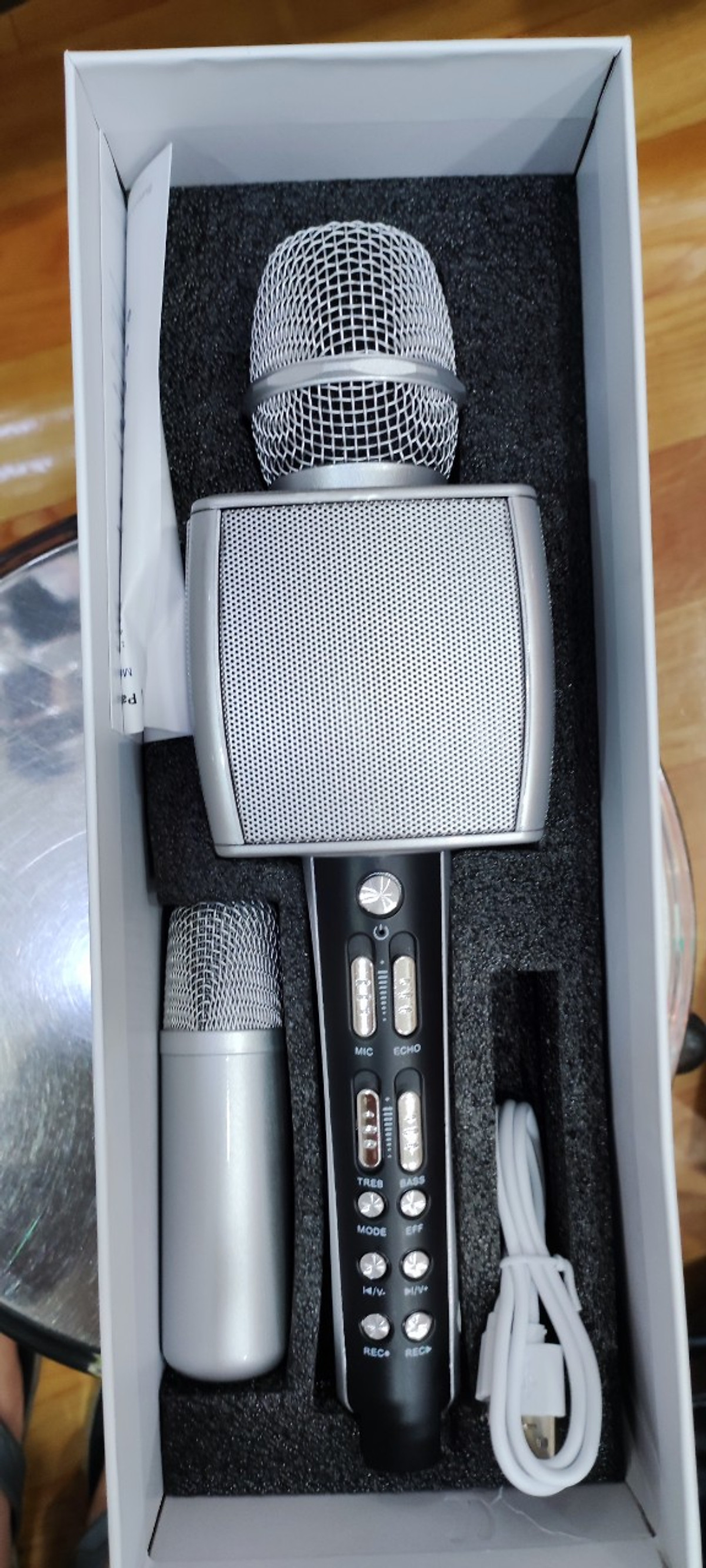 Mua MIC KARAOKE KHÔNG DÂY BLOOTOTH YS 98 MIC CAO CẤP ÂM THANH SỐNG