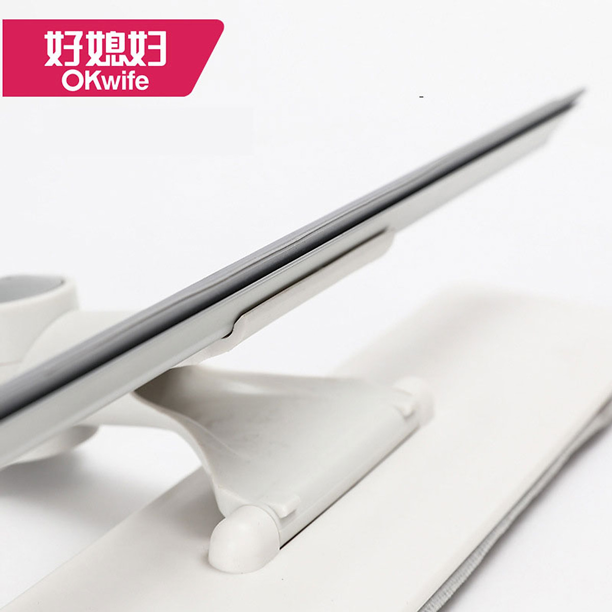 Cây Lau Kính Thông Minh OKwife AGW-6200 - Chổi Gạt Kính Lau Kính Đa Năng 2 Trong 1, Dụng Cụ Lau Kính Cán Dài