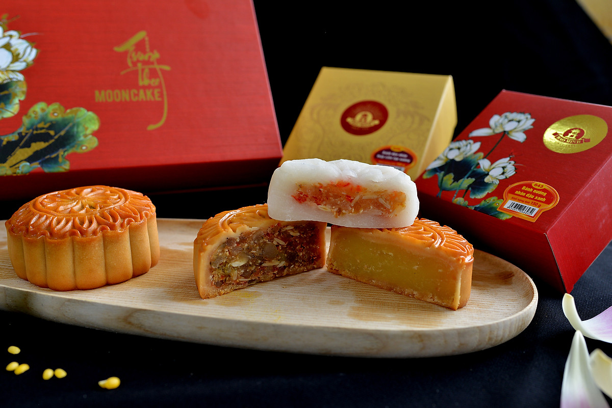 Bánh Trung Thu Bảo Minh- hộp Sen Hà Thành 4 bánh