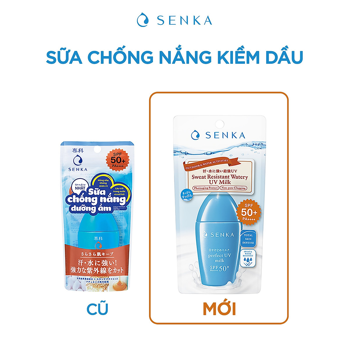 Sữa Chống Nắng Senka Perfect UV Milk N SPF50 40ml