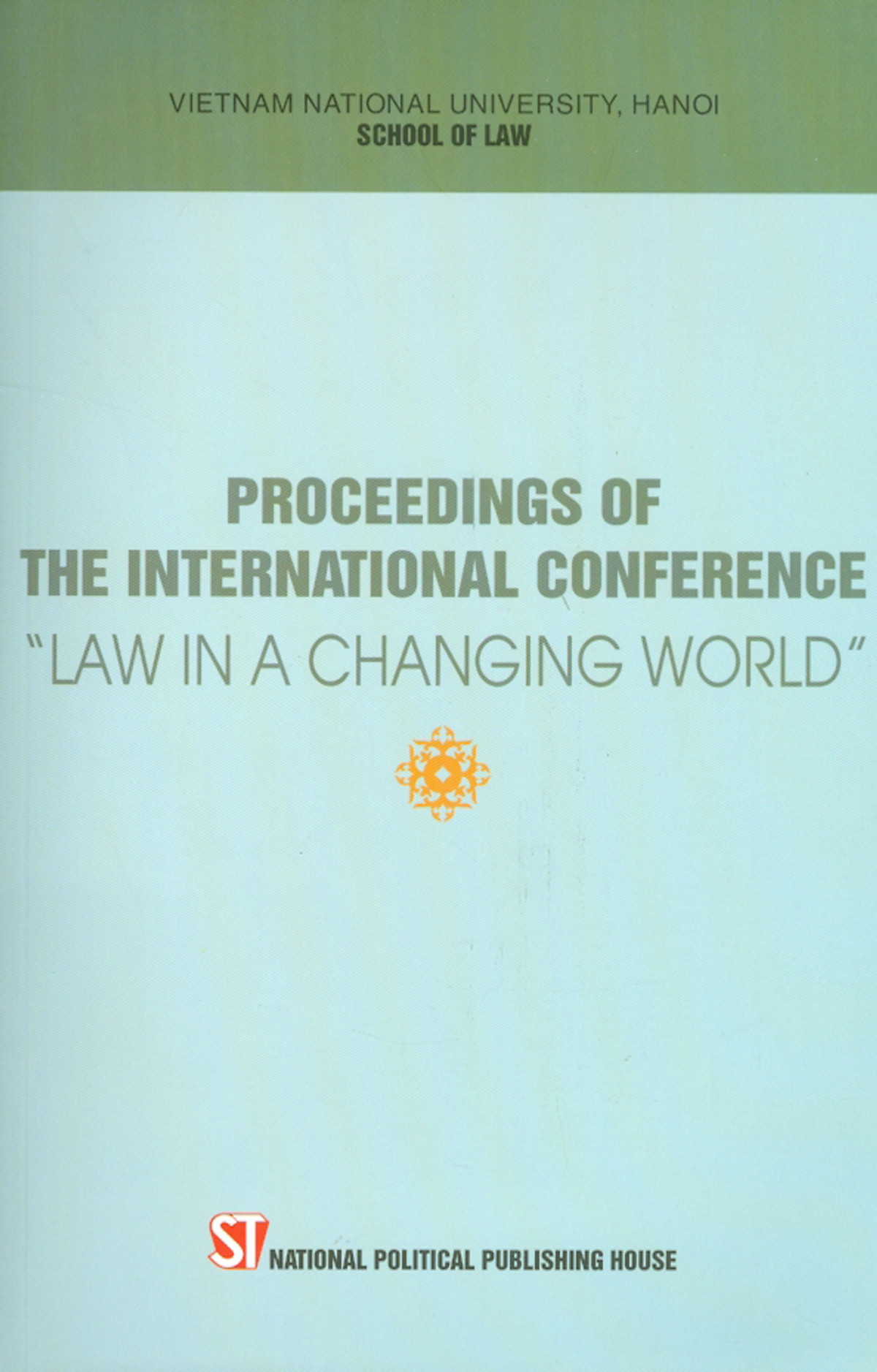 Proceedings Of The International Conference 