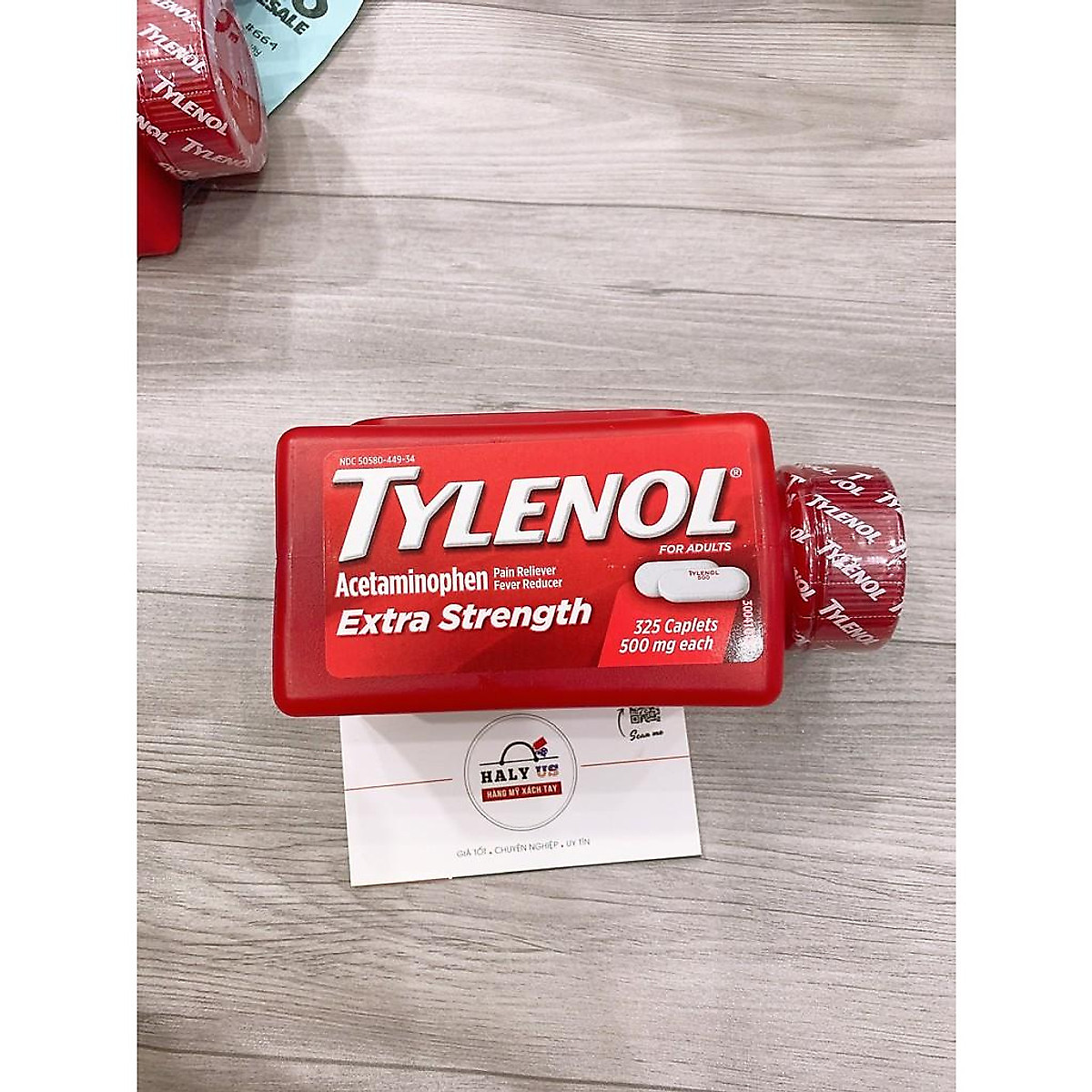 Mua Viên Tylenol Acetaminophen Extra Strength 500mg 325 viên tại Haly